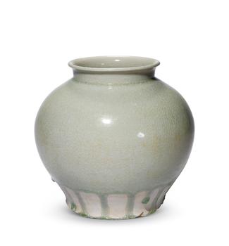 明 青瓷太白罐