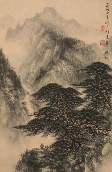 黎雄才  山水