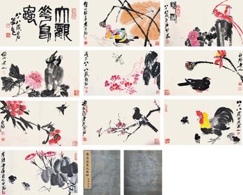 齊白石 花鳥(niǎo)蟲(chóng)冊(cè)頁(yè)
