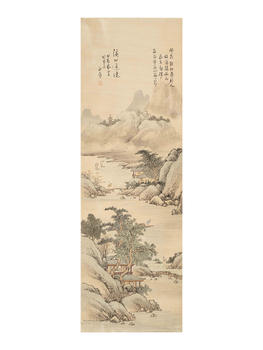 同永年 溪山遠(yuǎn)曉圖