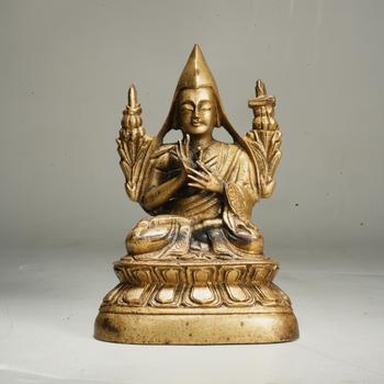 清末民國 銅宗喀巴
