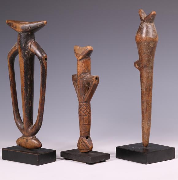 de zwaanburkina faso, three mossi flutes
