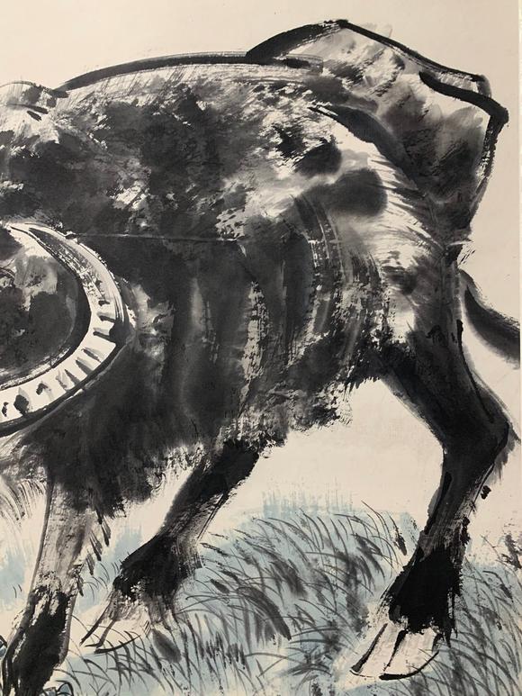 东京四季春秋徐悲鸿 牧牛图