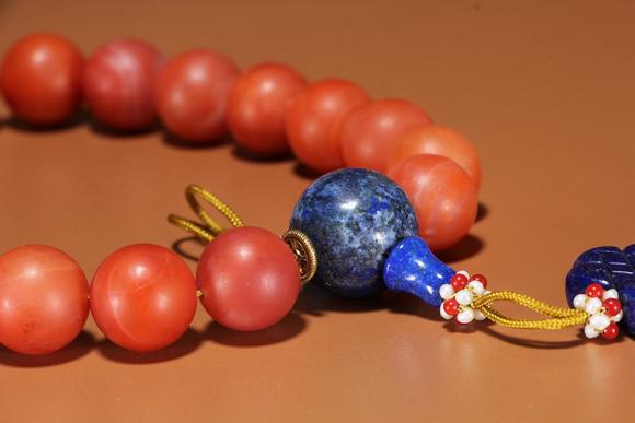 东京新世纪清 南紅瑪瑙十八子手持