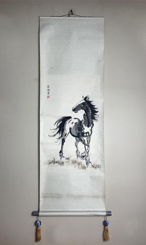 徐悲鴻奔馬圖