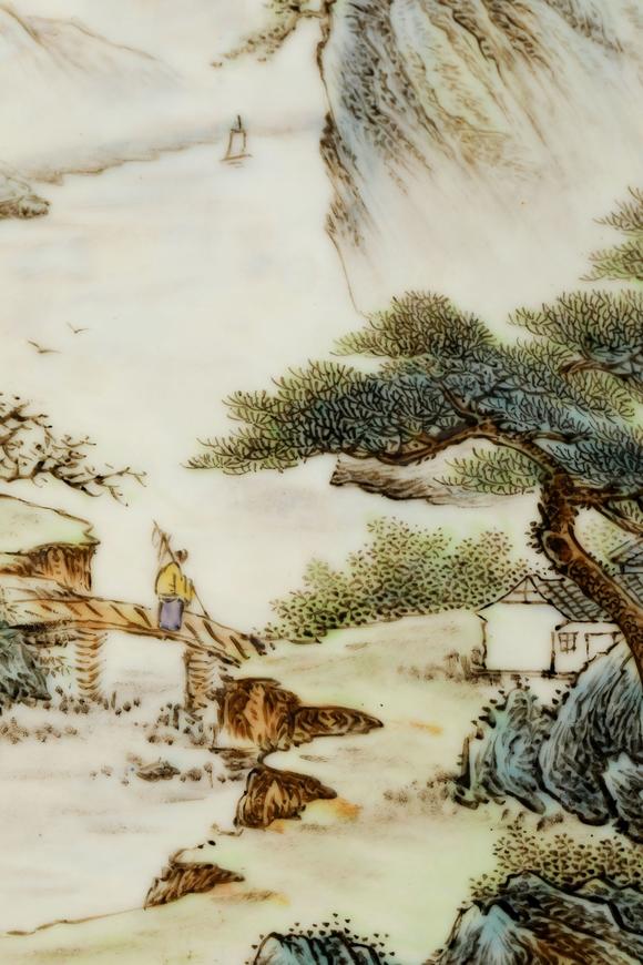 中国古代名人瓷板画