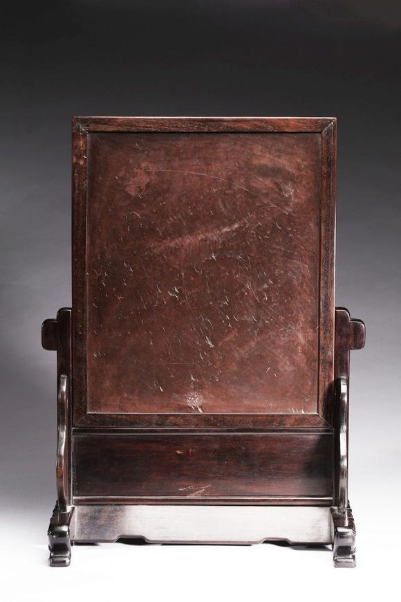 清祁阳石梅兰竹菊插屏