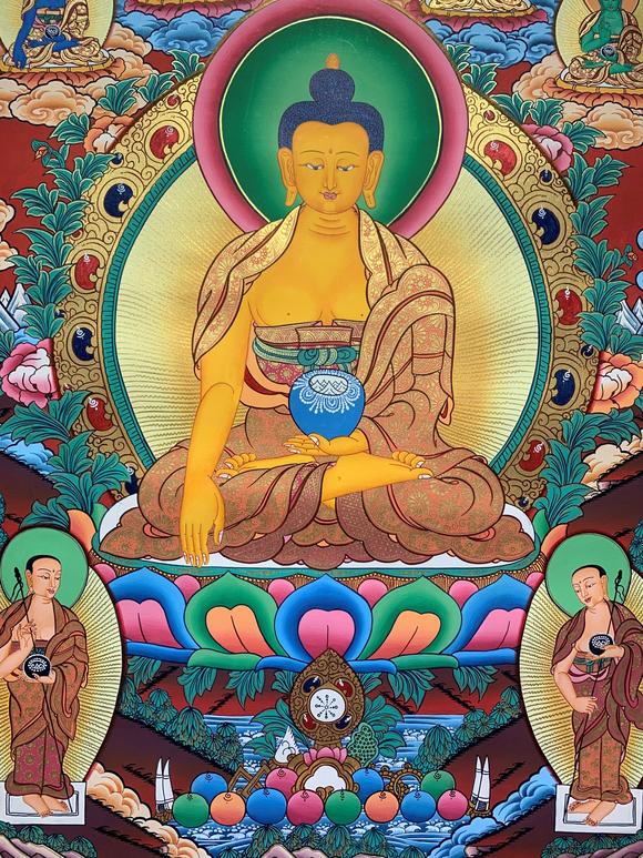 香港天宝近代 释迦牟尼佛唐卡