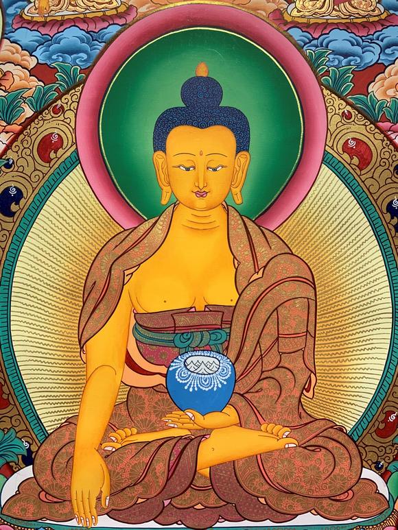 释迦牟尼佛唐卡_近代 释迦牟尼佛唐卡估价_近代 释迦牟尼佛唐卡高清