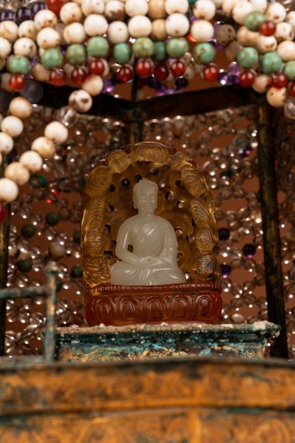 中国宋代铜鎏金七宝舍利塔