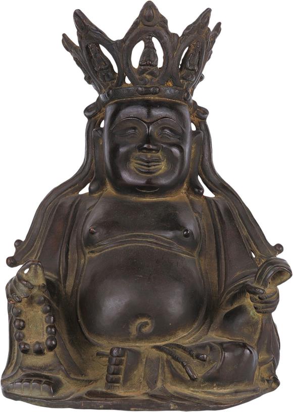 广东万丰明 铜 释迦牟尼佛 造像