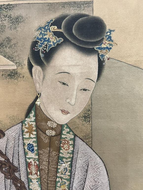 郎世宁仕女