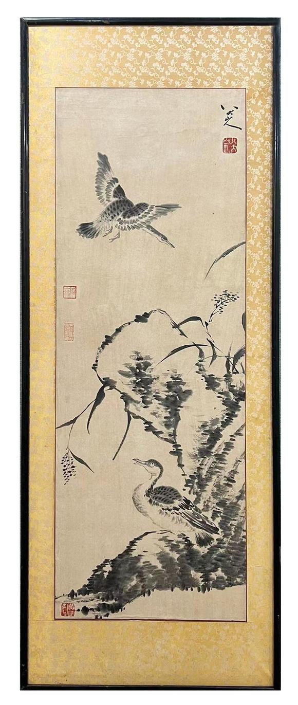 八大山人芦雁图