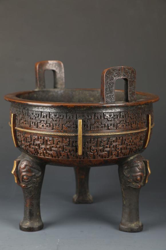 coppercenserfromminginxuandestyle明宣德铜炉