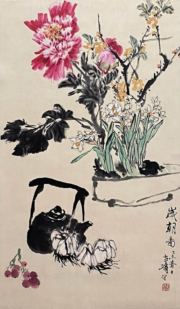 王雪涛花鸟02纸本立轴