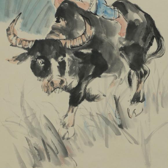 周思聪牧童骑牛