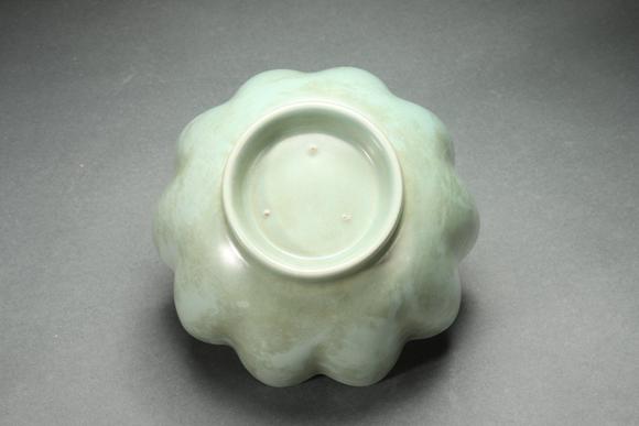 rukilnfloralshapedbowl汝窑葵口碗