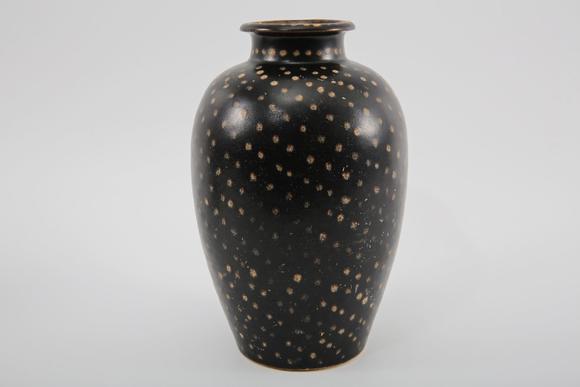 宋吉州窑点彩瓶