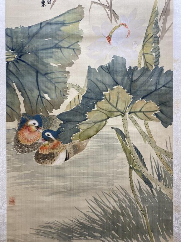 戴文龙清花鸟四屏