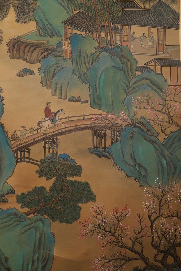 沈周沈周 松山行旅图_沈周沈周 松山行旅图估价