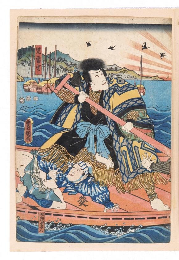 歌川丰国浮世绘版画