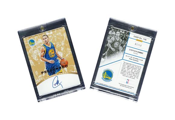 panini preferred系列 史蒂芬61库里(stephen curry)签字球星卡