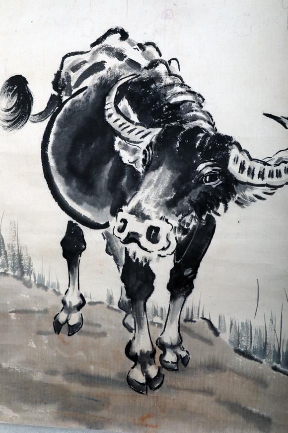 日本松町古美徐悲鸿 牛