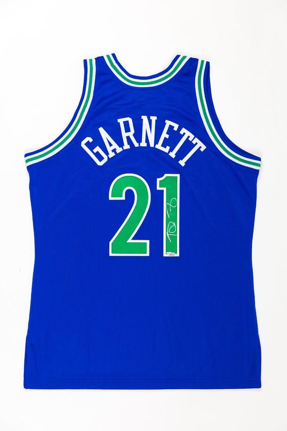 华艺国际凯文·加内特(kevin garnett)森林狼新秀au球衣