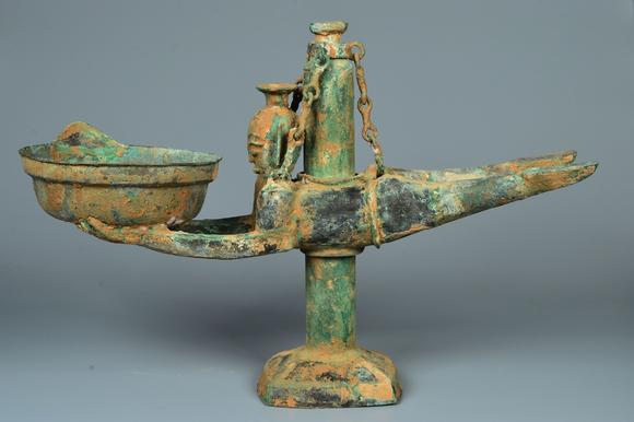 bronzelamps青铜灯盏