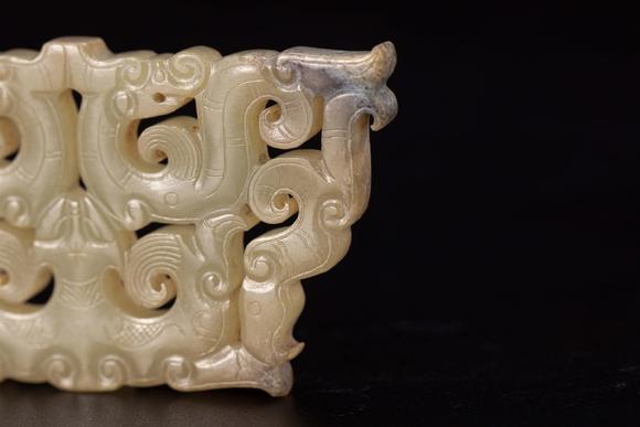 宋代或以上和田白玉龙凤纹玉佩songdynastyorearlierhetianwhitejade