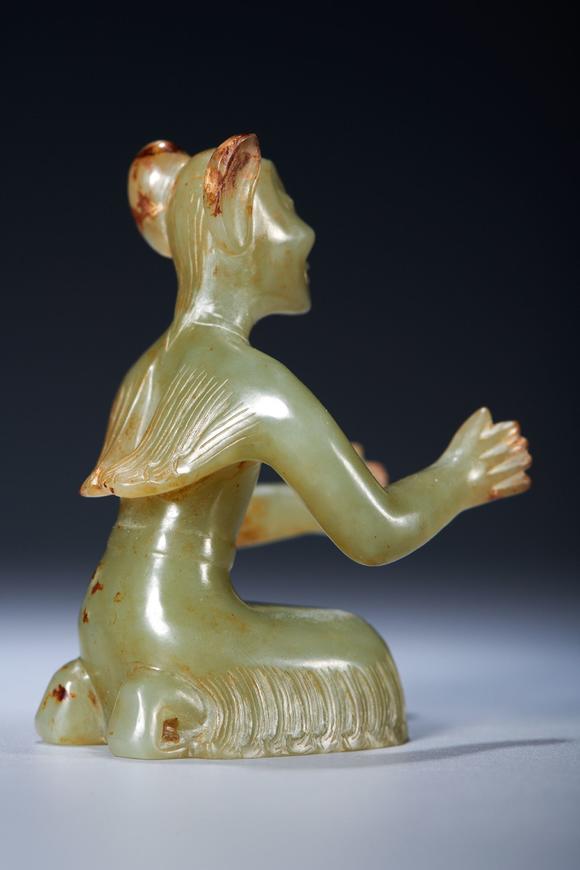 中国古代和田玉人ancientchinesehetianjadehumanfigure