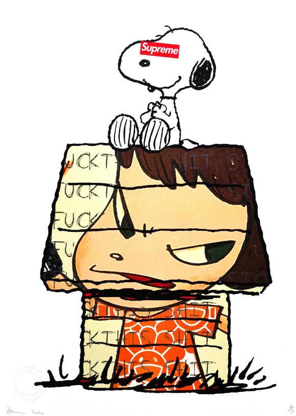 Death Nyc 奈良美智 史努比 太阳花 Death Nyc 奈良美智 史努比 太阳花 估价 Death Nyc 奈良美智 史努比 太阳花 高清大图 易拍全球乾禧国际teeny Tiny 潮流玩具专场拍品介绍