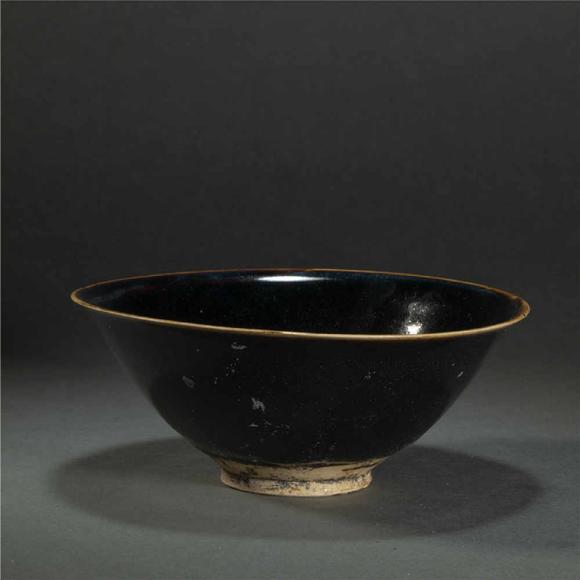 宋代黑瓷碗图片