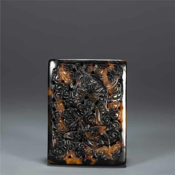 hawksbillhangingornamentfromqing清代玳瑁挂件