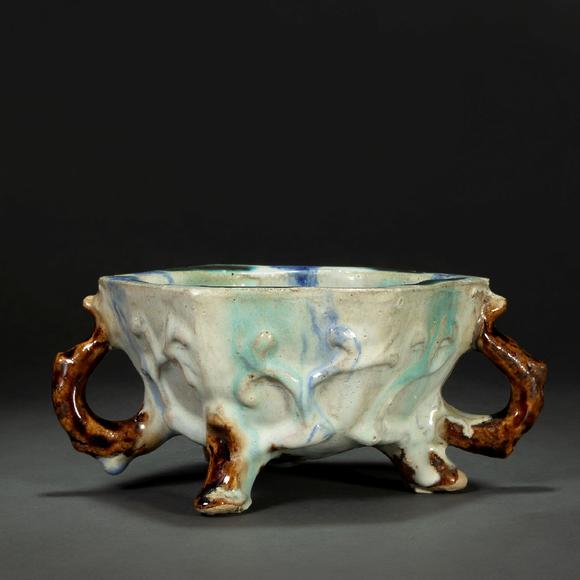 shiwankilnearcupfromming明代石湾窑耳杯
