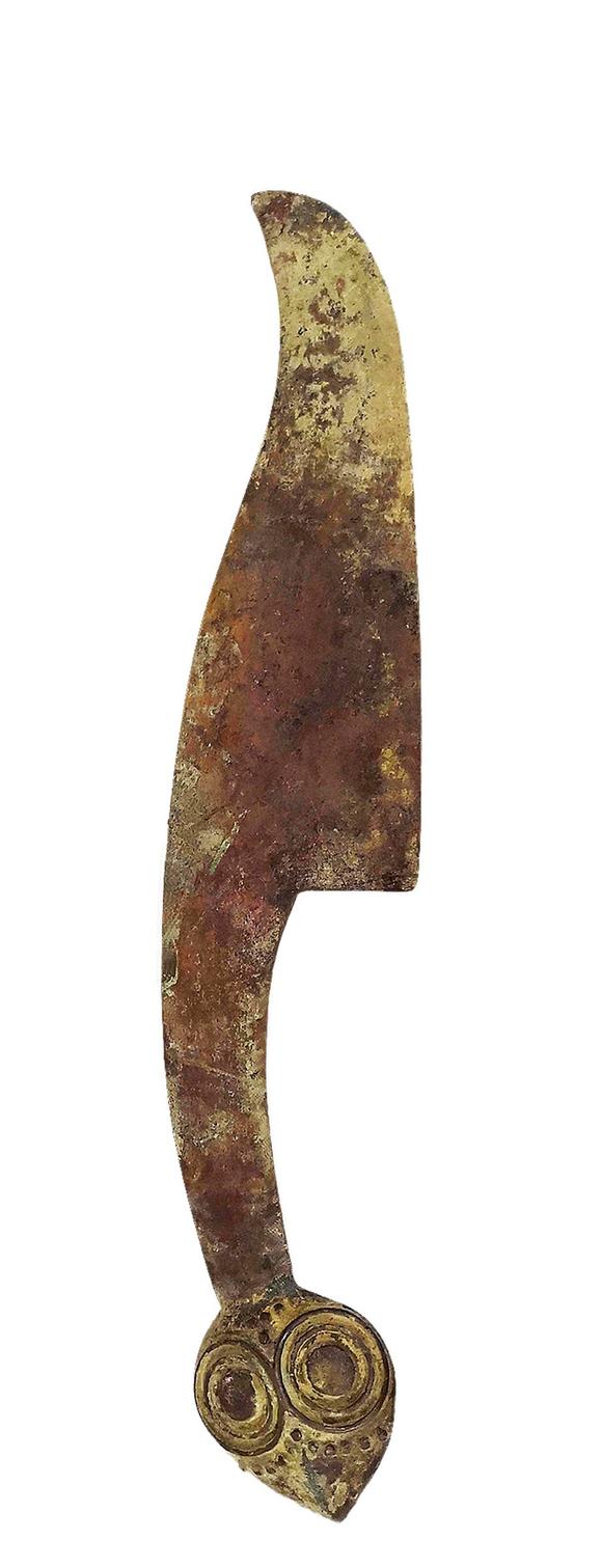 香港今是青铜蛇头刀