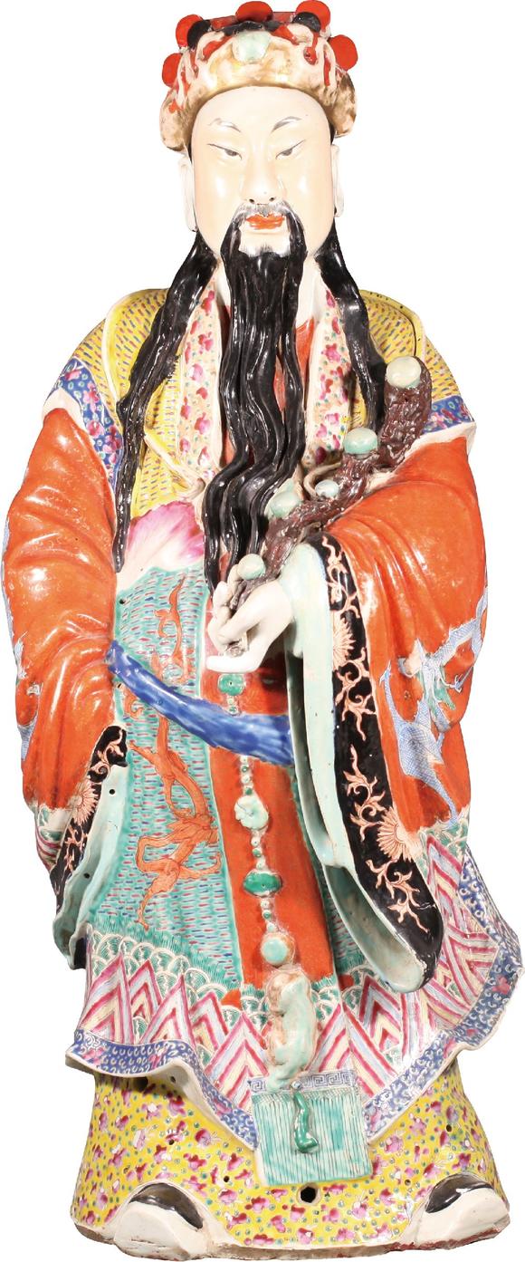 清 乾隆瓷塑禄星像