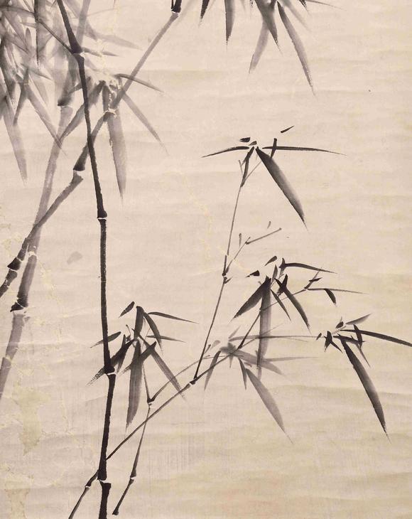 郑板桥竹子 a chinese bamboo painting, zheng banqiao mark