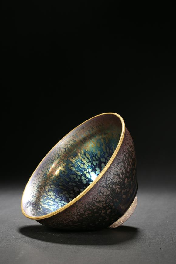 baojin tianmuzhan song dynasty 宋代包金天目盏