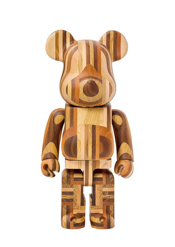 be@rbrick 2020年作 木质积木熊 400% 木质