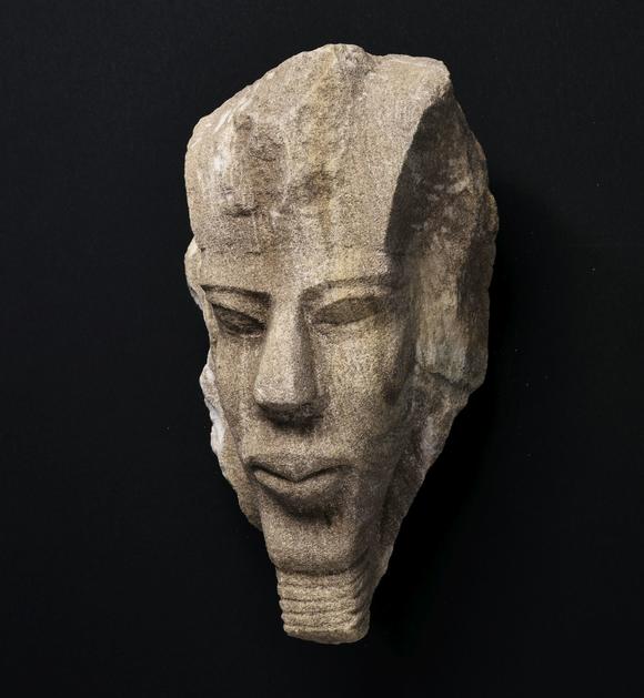 埃及石头人脸像图片