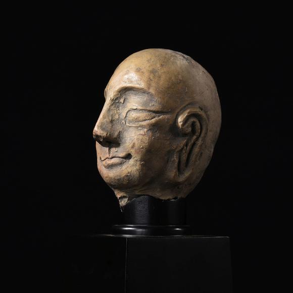 宋泥塑罗汉头像