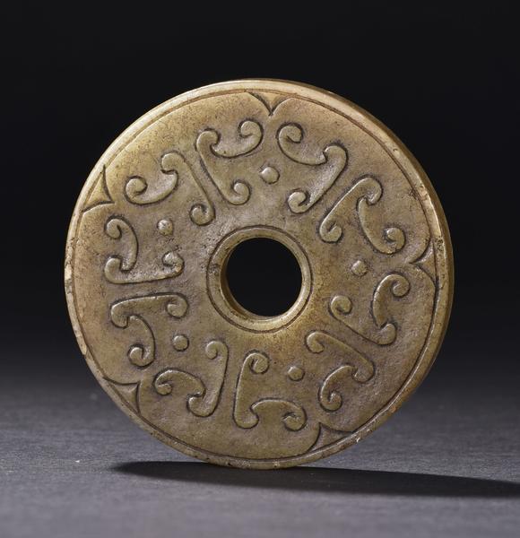 宋青玉如意云纹璧