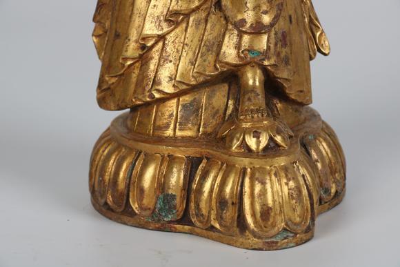 northern wei period 北魏 鎏金思维菩萨