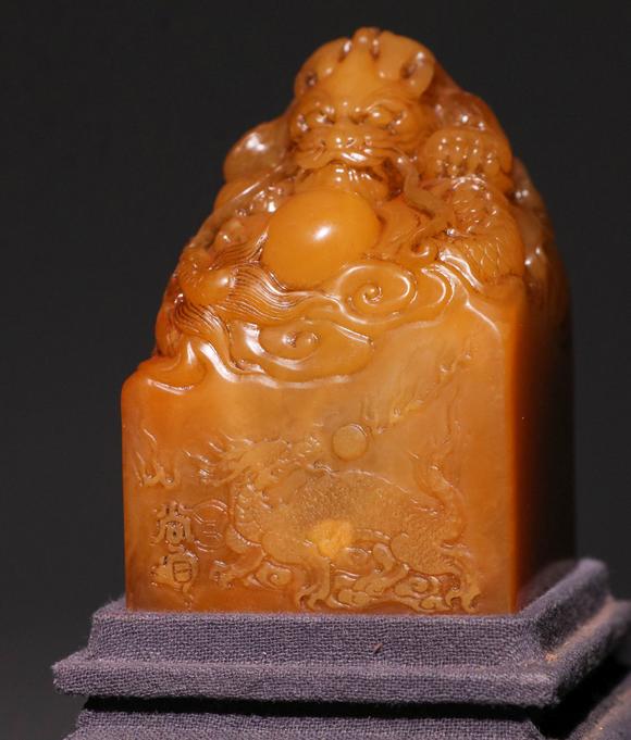 清代田黄石印章_清代田黄石印章估价_清代田黄石印章高清大图_易拍