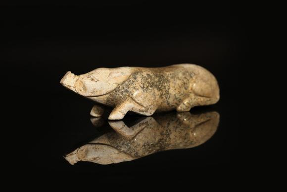 汉代圆雕玉猪一对_汉代圆雕玉猪一对估价_汉代圆雕