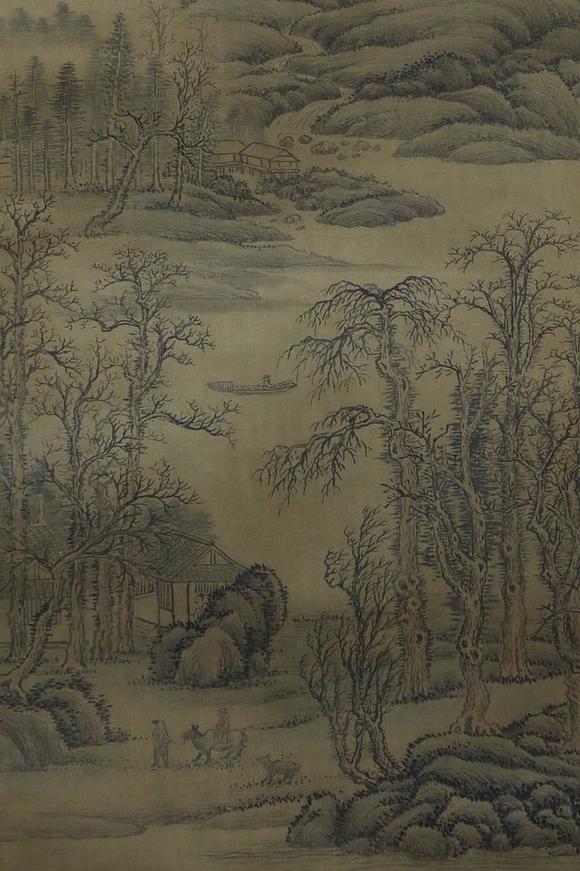 wanghui landscape ink painting from qing 清代王辉山水画