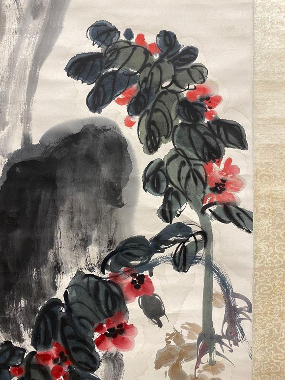 吴昌硕(1844-1927)吴昌硕(1844-1927) 金凤花_吴昌硕