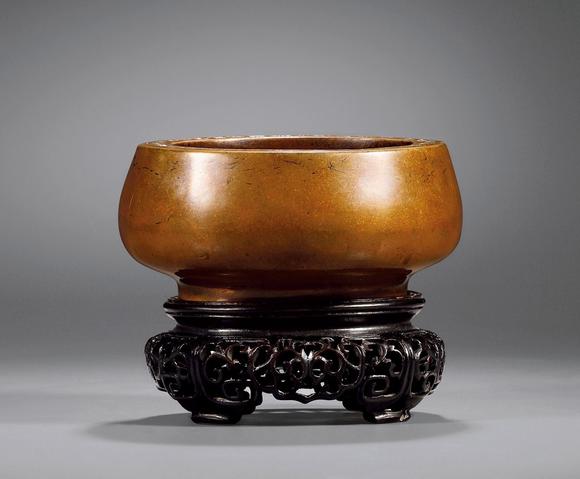 明铜钵式炉
