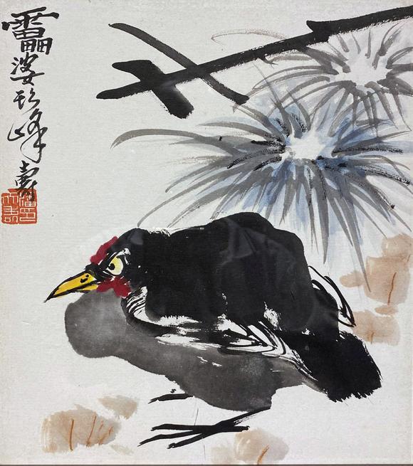 潘天寿花鸟画代表作图片